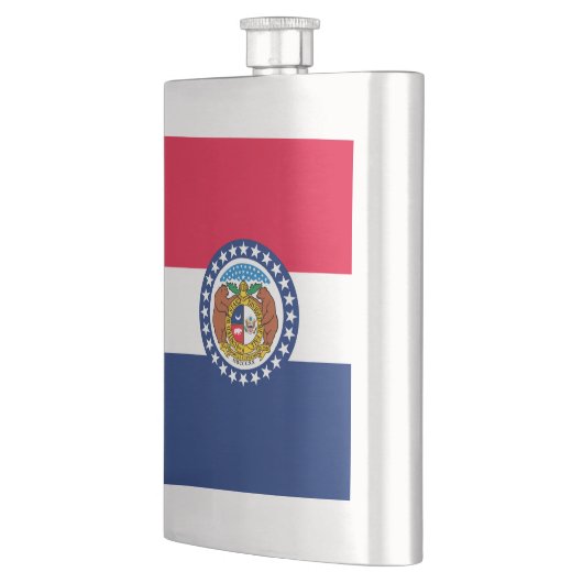Vlag van Missouri State-ontwerp Heupfles (Links)