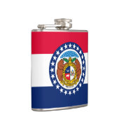 Vlag van Missouri State-ontwerp Heupfles (Rechts)