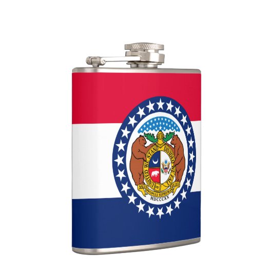 Vlag van Missouri State-ontwerp Heupfles (Rechts)