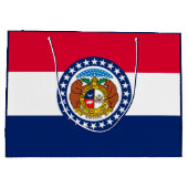 Vlag van Missouri State-ontwerp Large Cadeautasje (Achterkant)