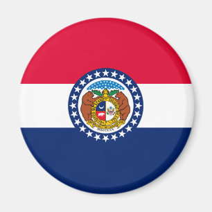 Vlag van Missouri State-ontwerp Magneet