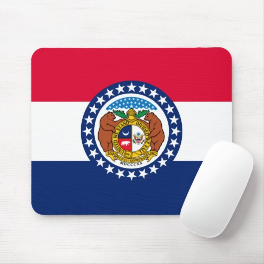 Vlag van Missouri State-ontwerp Muismat (Met muis)