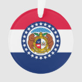 Vlag van Missouri State-ontwerp Ornament (voorkant)