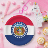 Vlag van Missouri State-ontwerp Papieren Bordje (Feest)