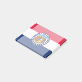 Vlag van Missouri State-ontwerp Post-it® Notes (Schuin)
