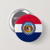Vlag van Missouri State-ontwerp Ronde Button 5,7 Cm (Voorkant /achterkant)