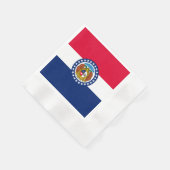Vlag van Missouri State-ontwerp Servetten (Hoek)