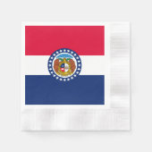 Vlag van Missouri State-ontwerp Servetten (Voorkant)