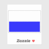 Vlag van Mladá Boleslav, Tsjechië Sticker (Vel)