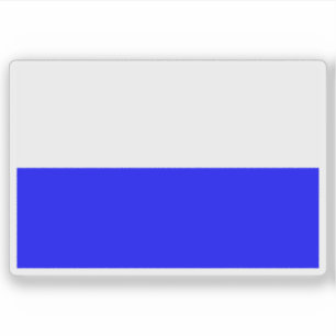 Vlag van Mladá Boleslav, Tsjechië Sticker