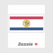 Vlag van Mobile, Alabama, VS Sticker (Vel)