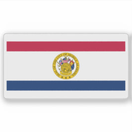 Vlag van Mobile, Alabama, VS Sticker