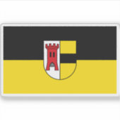 Vlag van Moers, Duitsland Sticker (Voorkant)