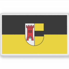 Vlag van Moers, Duitsland Sticker