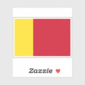 Vlag van Mohéli, Afrika Sticker (Vel)