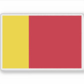 Vlag van Mohéli, Afrika Sticker (Voorkant)