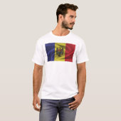 Vlag van Moldavië T-shirt (Voorkant volledig)