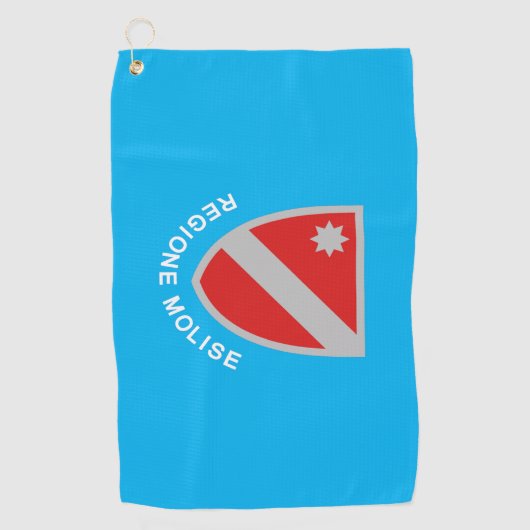 Vlag van Molise (Italië) Golfhanddoek (Voorkant)
