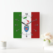 Vlag van Molise (Italië) Vierkante Klok (Huis)