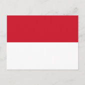 Vlag van Monaco Briefkaart (Voorkant)