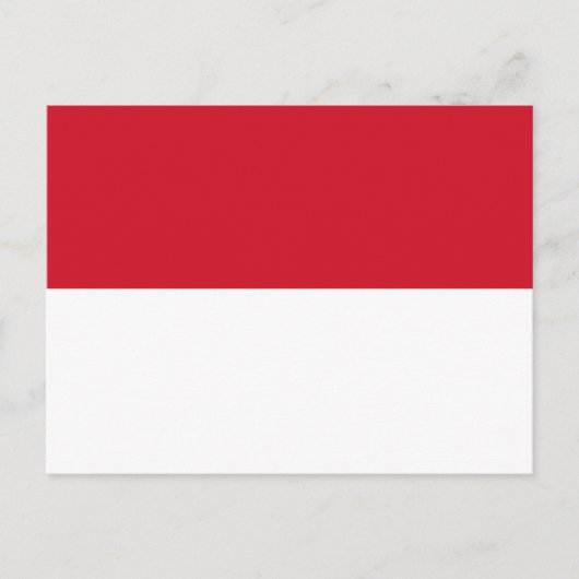 Vlag van Monaco Briefkaart (Voorkant)