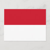 Vlag van Monaco Briefkaart (Voorkant)