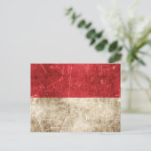 vlag van Monaco Briefkaart (Staand voorkant)