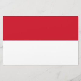 Vlag van Monaco Briefpapier