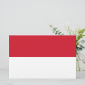 Vlag van Monaco Briefpapier (Staand voorkant)
