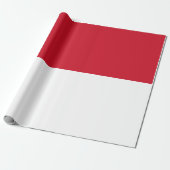 Vlag van Monaco Cadeaupapier (Uitgerold)