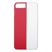 Vlag van Monaco Case-Mate iPhone Case (Achterkant)
