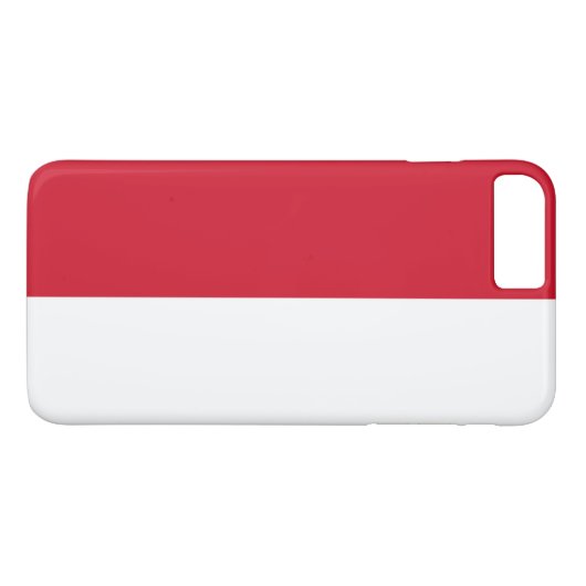 Vlag van Monaco Case-Mate iPhone Case (Achterkant (Horizontaal))