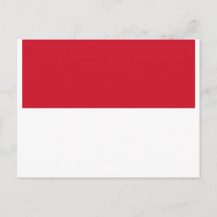 Vlag van Monaco - Drapeau de Monaco Briefkaart