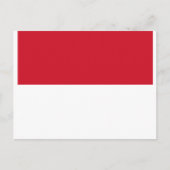 Vlag van Monaco - Drapeau de Monaco Briefkaart (Voorkant)