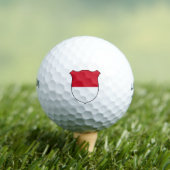 Vlag van Monaco Grand Patriotic Golfballen (Insitu Shirt)