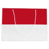 Vlag van Monaco Groot Cadeauzakje (Achterkant)