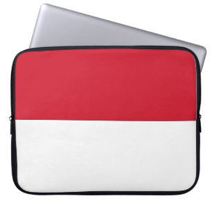 Vlag van Monaco Laptop Sleeve