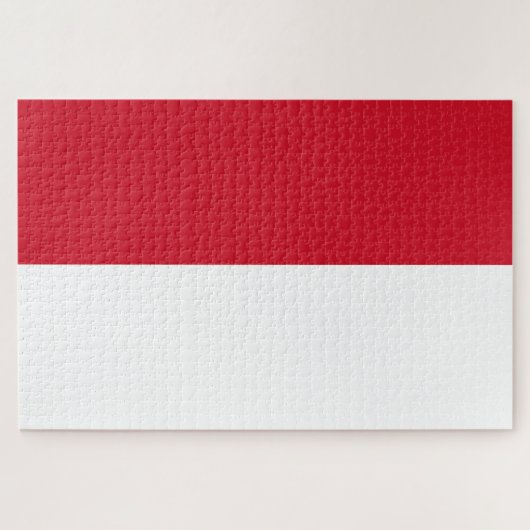Vlag van Monaco Legpuzzel (Horizontaal)