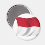 Vlag van Monaco Magneet (Voorkant / Achterkant)