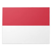 Vlag van Monaco Notitieblok (Voorkant)
