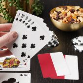 Vlag van Monaco Pokerkaarten (Insitu)