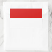 Vlag van Monaco Rechthoekige Sticker (Tas)