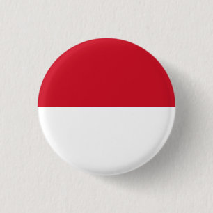 Vlag van Monaco Ronde Button 3,2 Cm