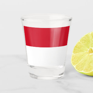 Vlag van Monaco Shot Glas
