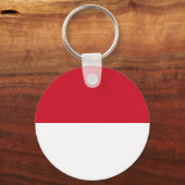 Vlag van Monaco Sleutelhanger (Voorkant)