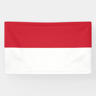 Vlag van Monaco Spandoek