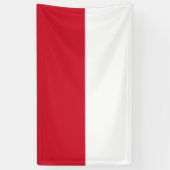 Vlag van Monaco Spandoek (Verticaal)