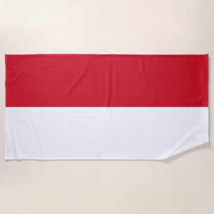 Vlag van Monaco Strandlaken