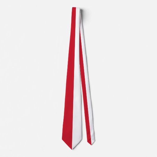 Vlag van Monaco Stropdas (Voorkant)