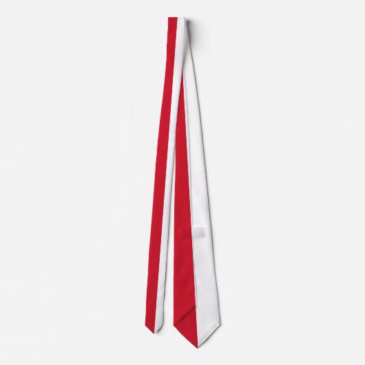Vlag van Monaco Stropdas (Achterkant)